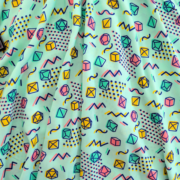 90s Dice Midi Skirt
