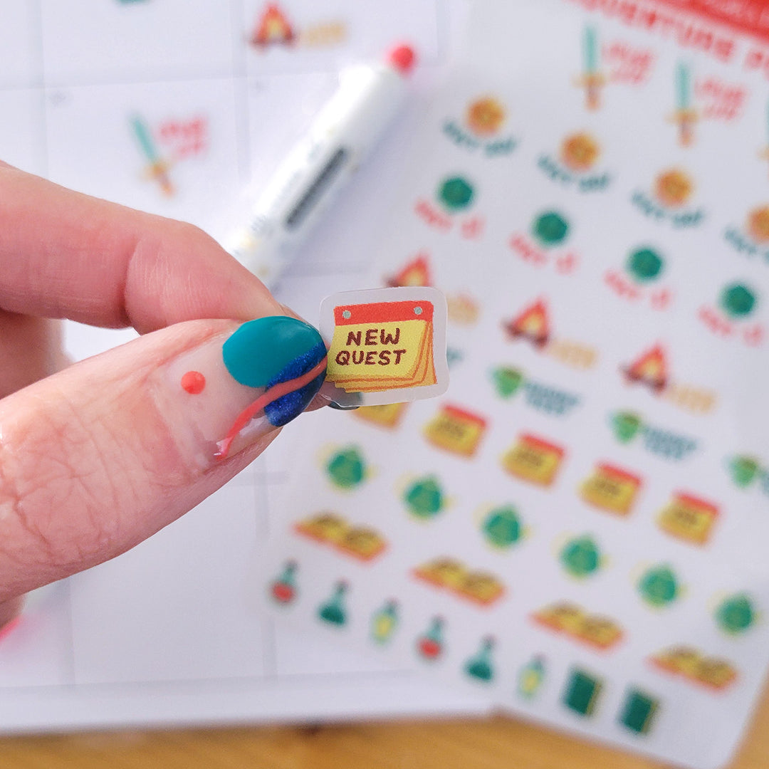 Adventure Planner Sticker Sheets