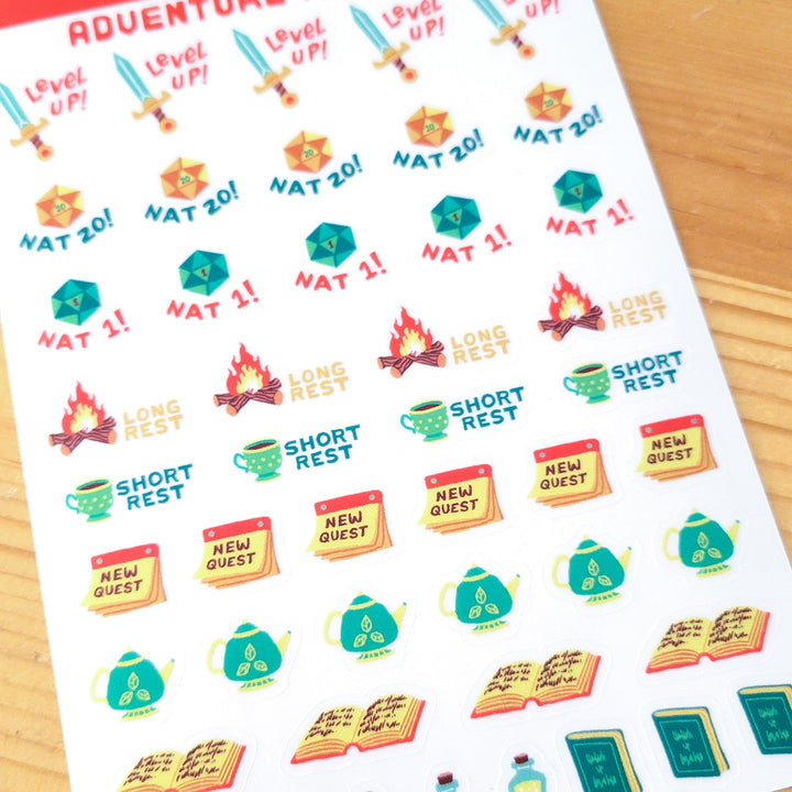 Adventure Planner Sticker Sheets