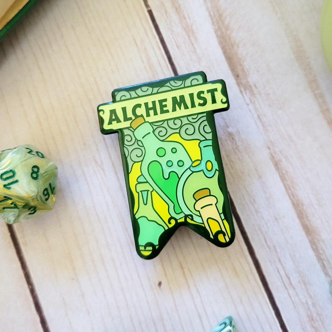 Seconds Sale! Alchemist Banner Enamel Pin