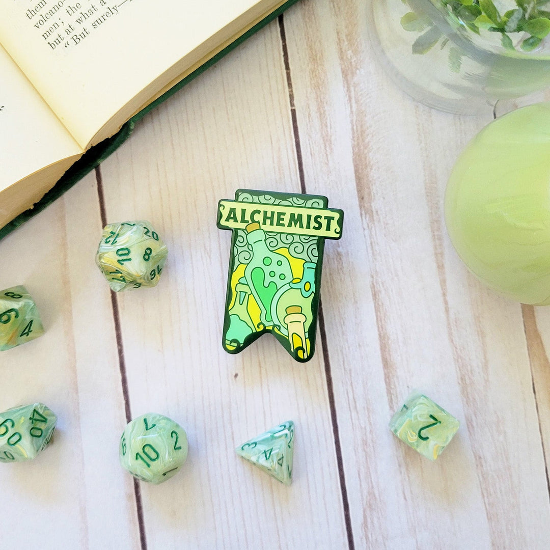 Seconds Sale! Alchemist Banner Enamel Pin
