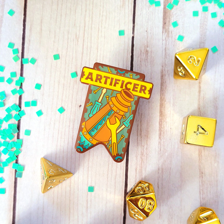 Artificer Banner Enamel Pin