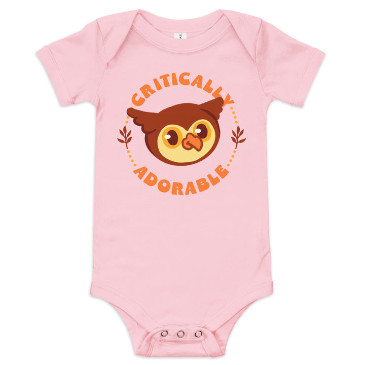 Critically Adorable Owlbear Baby One Piece - Geeky merchandise for people who play D&D - Merch to wear and cute accessories and stationery Paola's Pixels