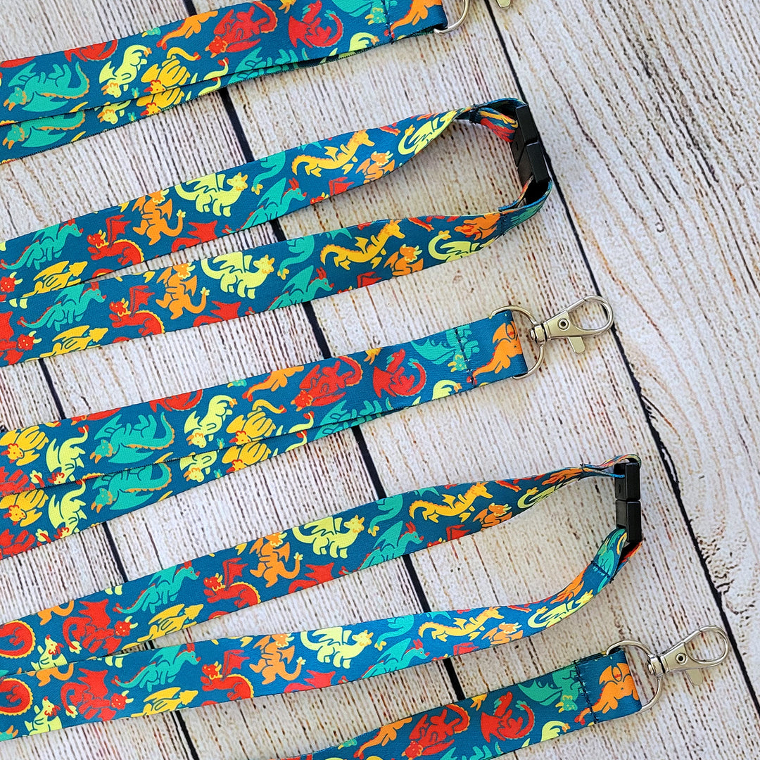 Seconds Sale! Dragons Lanyard