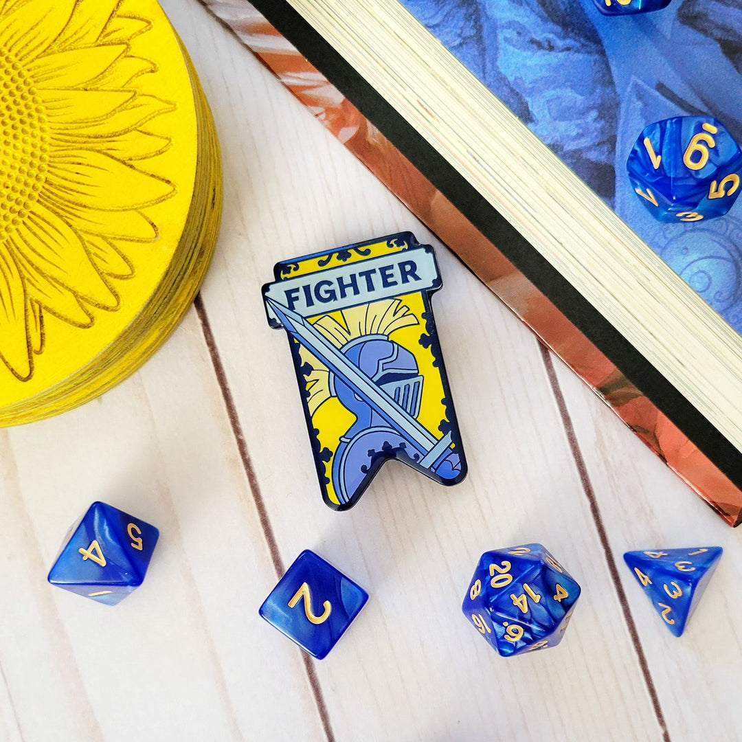 Seconds Sale! Fighter Banner Enamel Pin