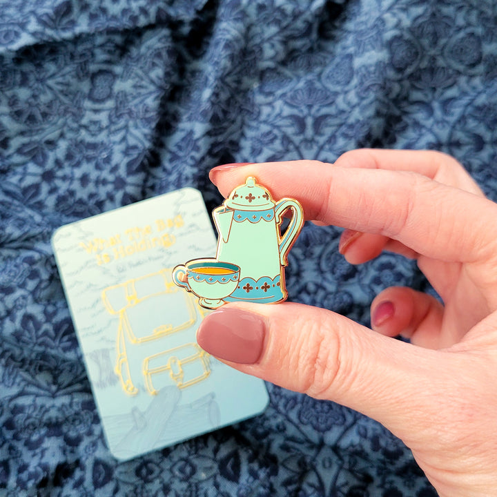 Seconds Sale! Kettle and Cup Mini Pin