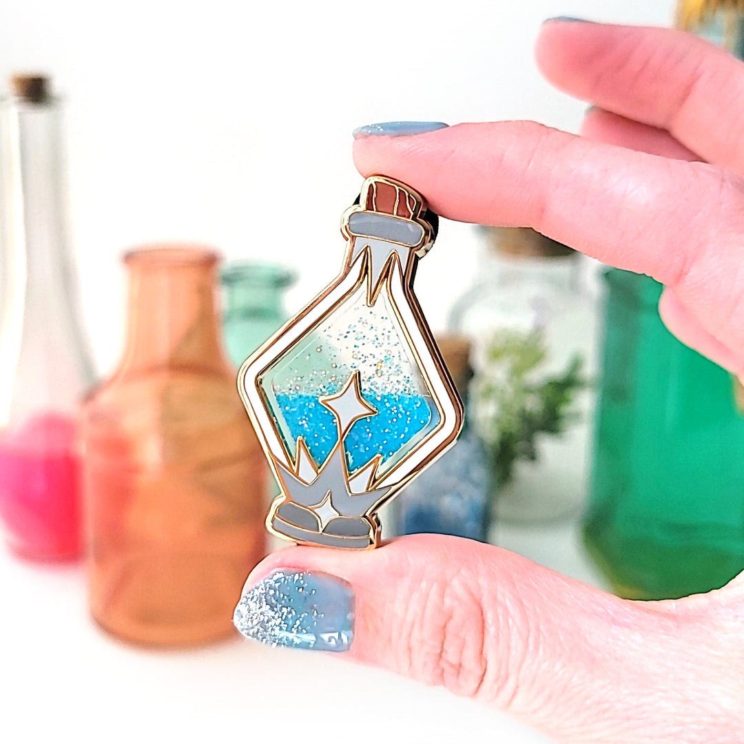 Seconds Sale! Mana Potion Glitter Pin