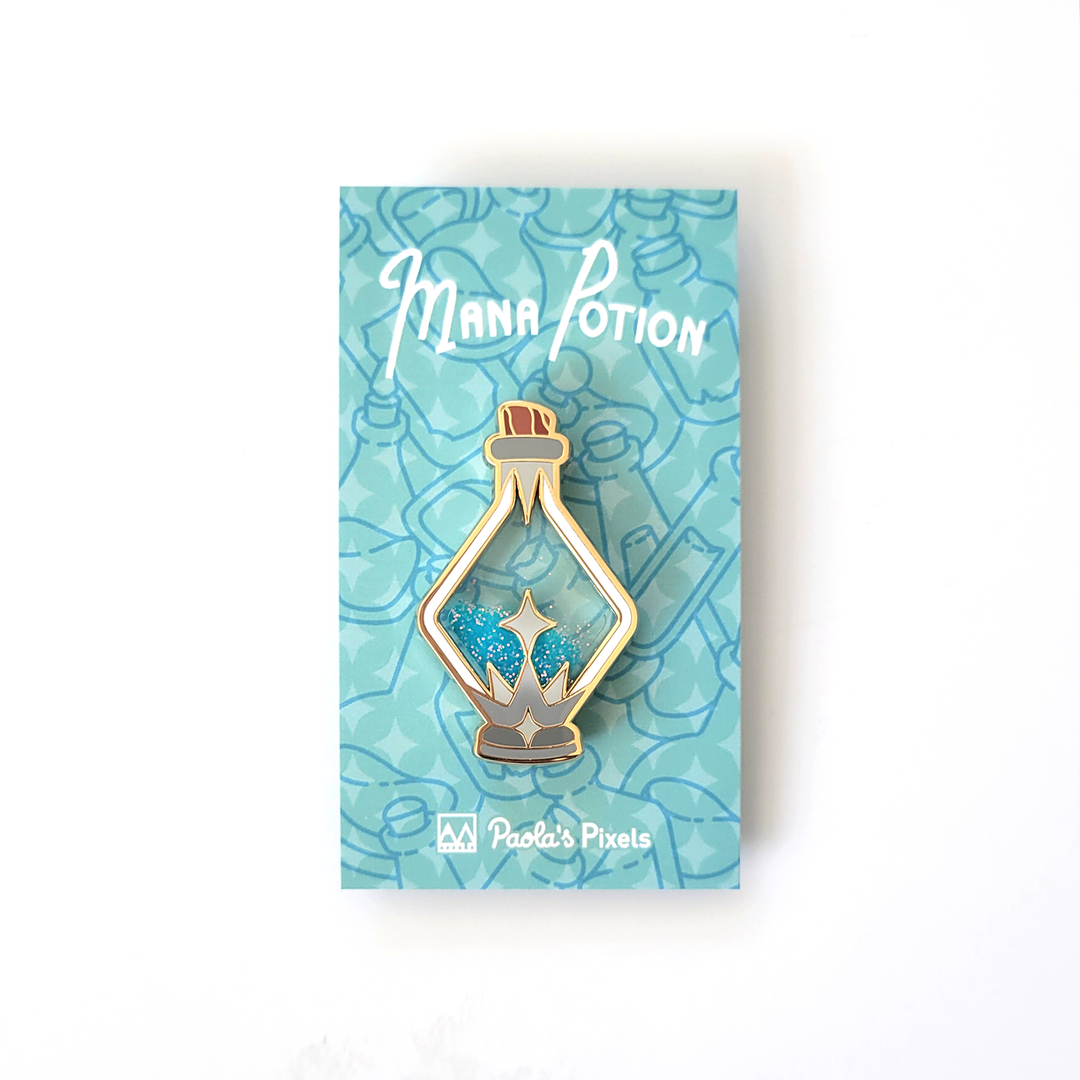 Seconds Sale! Mana Potion Glitter Pin