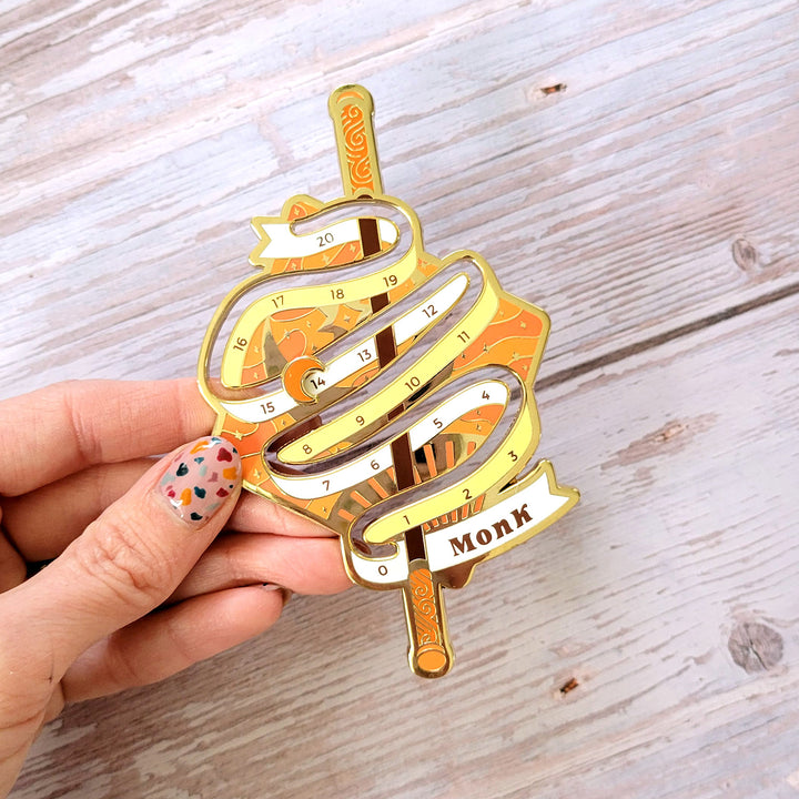 Seconds Sale! Monk Ki Point Tracker Enamel Pin