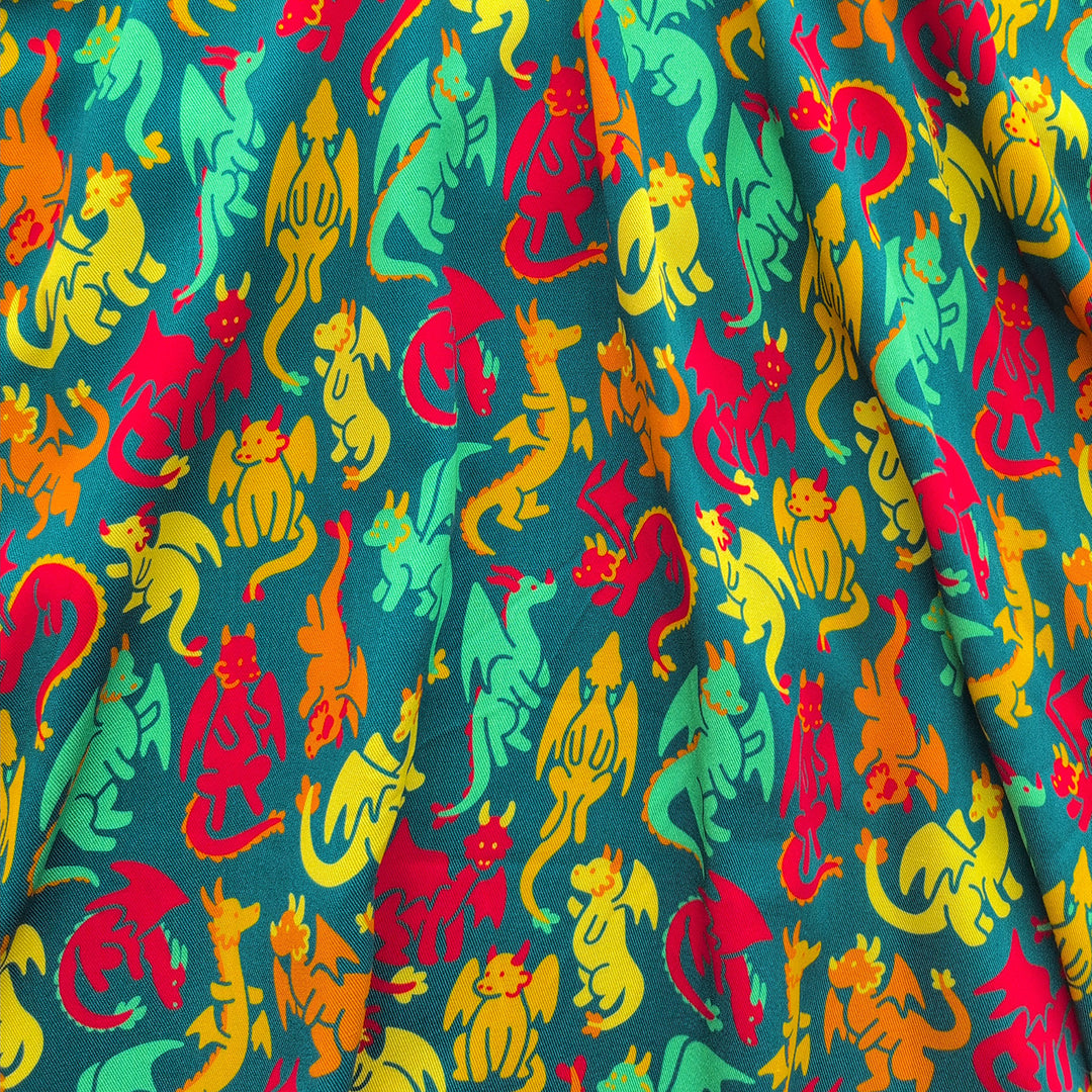 Dragons Midi Skirt