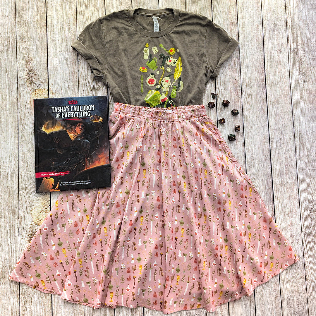 Spellcaster Midi Skirt