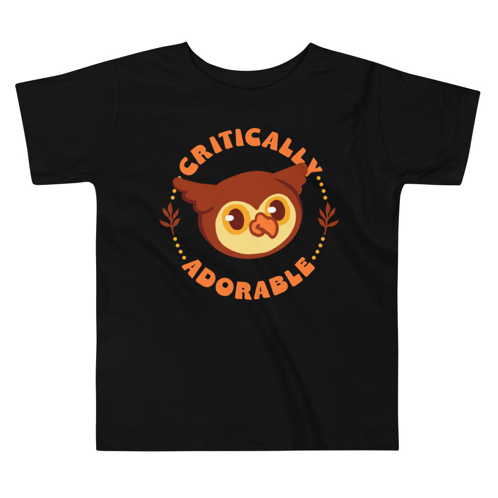 Critically Adorable Owlbear Toddler Shirt - Geeky merchandise for people who play D&D - Merch to wear and cute accessories and stationery Paola's Pixels