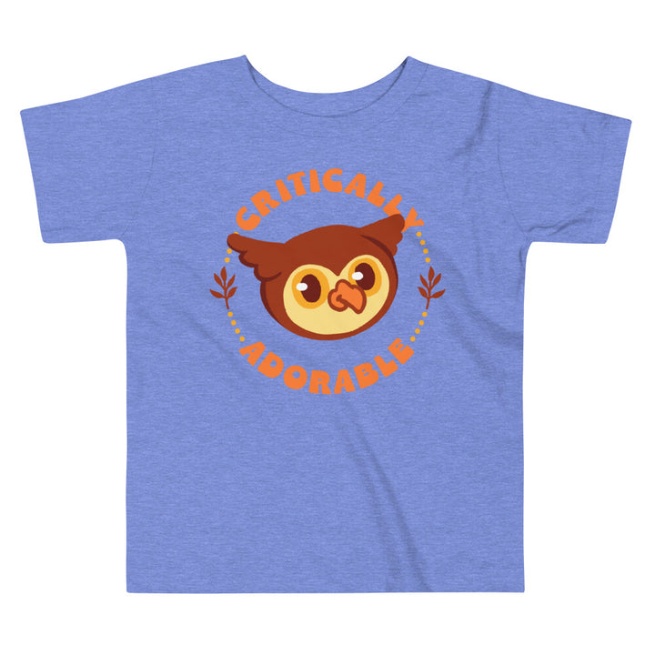 Critically Adorable Owlbear Toddler Shirt - Geeky merchandise for people who play D&D - Merch to wear and cute accessories and stationery Paola's Pixels