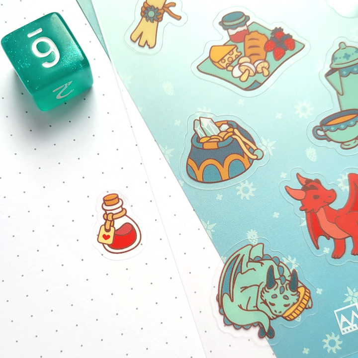 What The Bag Is Holding Sticker Sheet