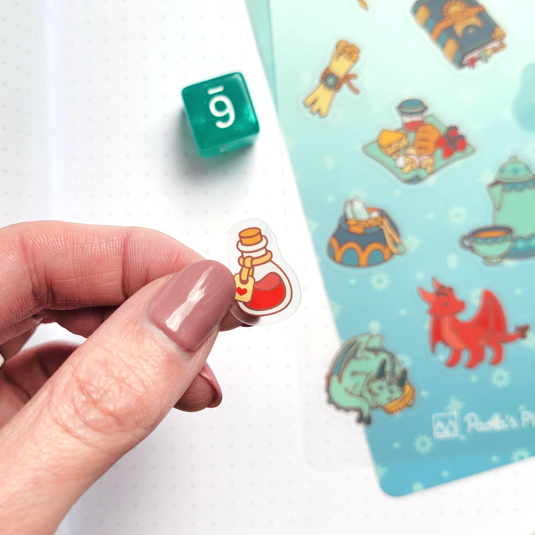 What The Bag Is Holding Sticker Sheet