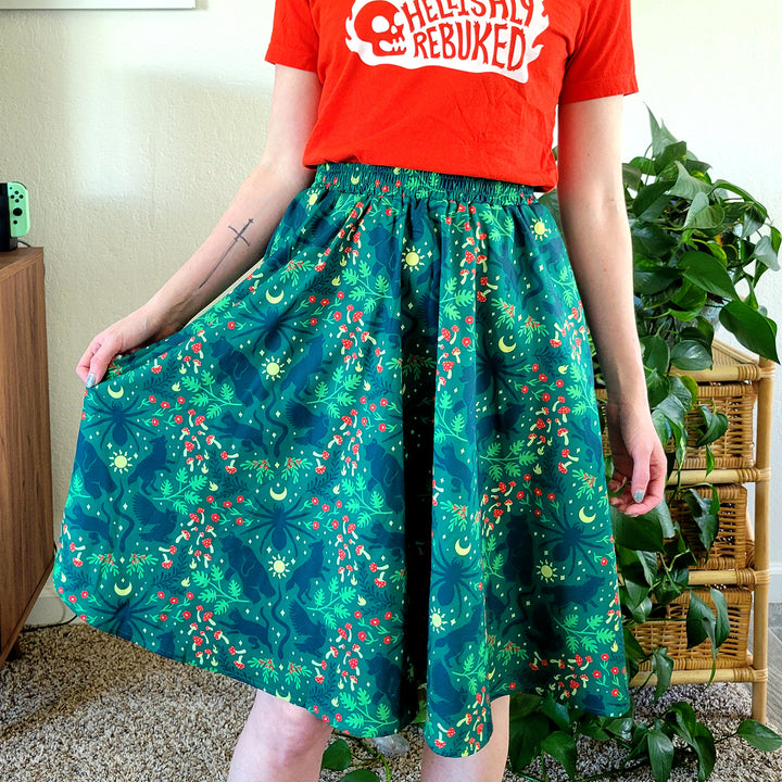 Druid Wild Shape Midi Skirt