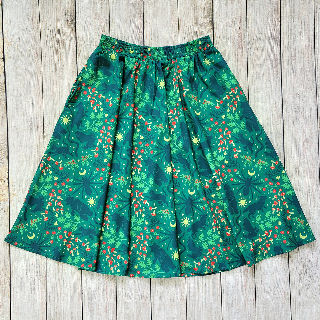 Druid Wild Shape Midi Skirt