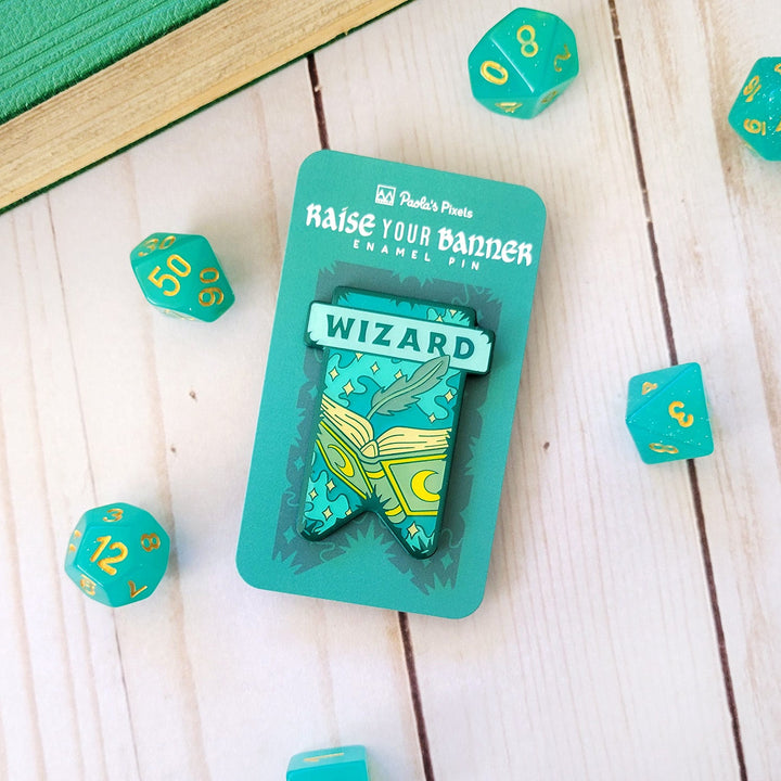 Seconds Sale! Wizard Banner Enamel Pin