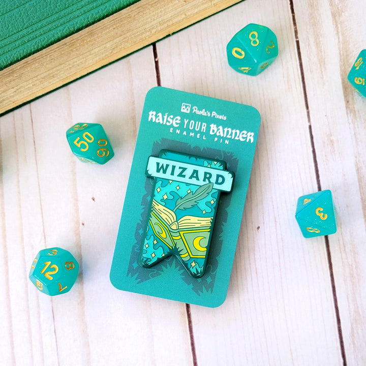 Seconds Sale! Wizard Banner Enamel Pin