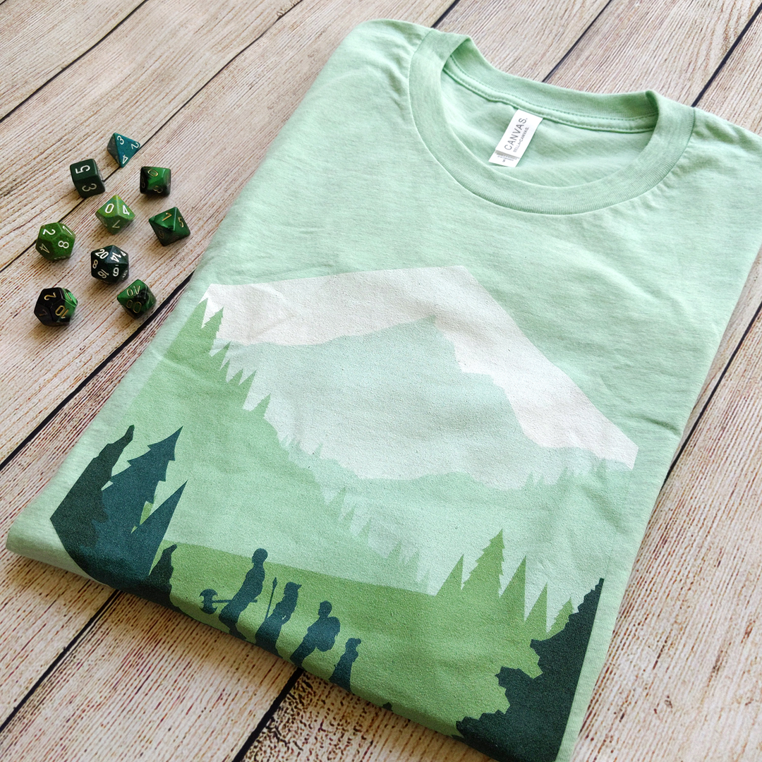 Adventure d20 Shirt - Geeky merchandise for people who play D&D - Merch to wear and cute accessories and stationery Paola's Pixels