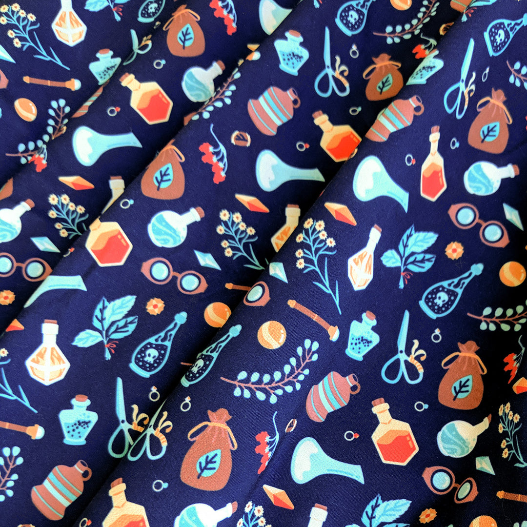 Alchemist Midi Skirt - Geeky merchandise for people who play D&D - Merch to wear and cute accessories and stationery Paola's Pixels