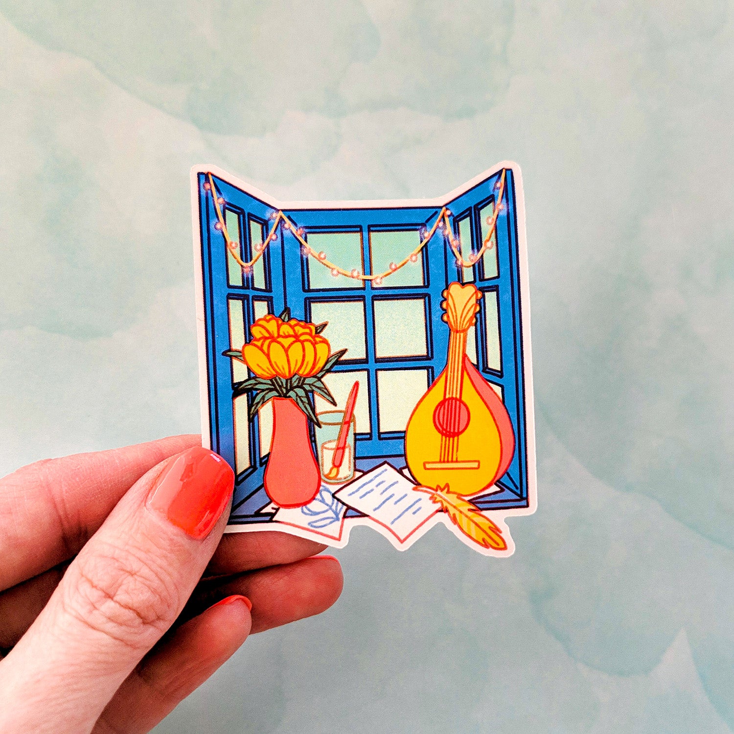 Bard Window Sticker – Paola's Pixels