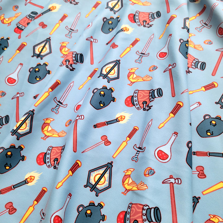 Artificer Skater Skirt - Geeky merchandise for people who play D&D - Merch to wear and cute accessories and stationery Paola's Pixels