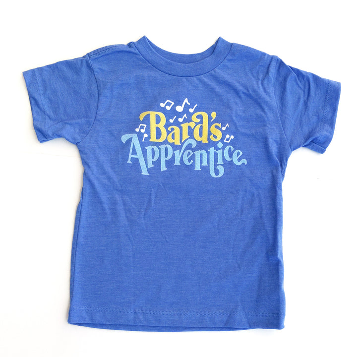 Bard's Apprentice Toddler Shirt - Geeky merchandise for people who play D&D - Merch to wear and cute accessories and stationery Paola's Pixels