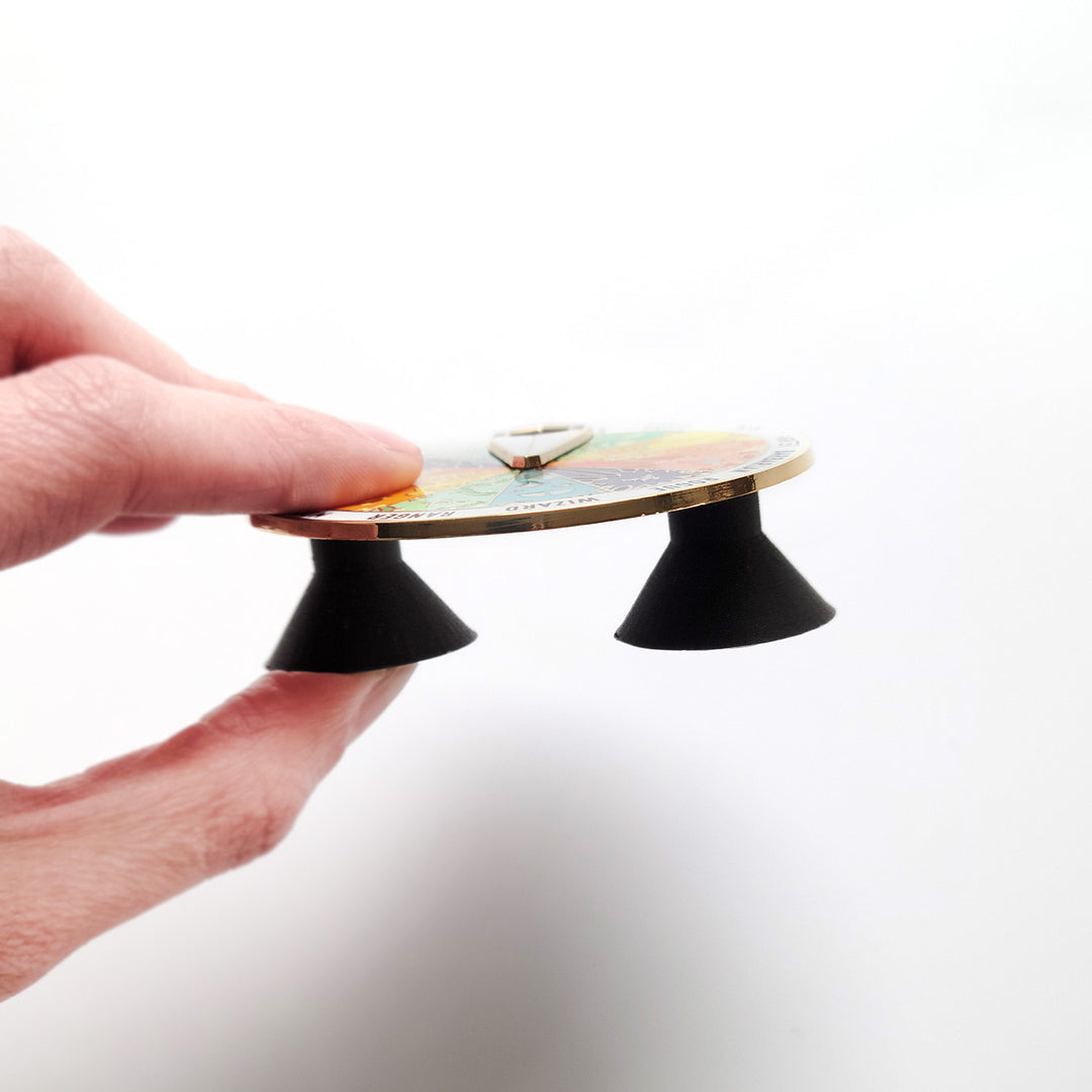 Class Roulette Spinner Pin - Geeky merchandise for people who play D&D - Merch to wear and cute accessories and stationery Paola's Pixels