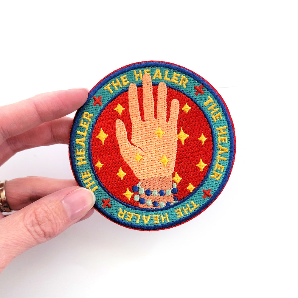 The Healer Role Patch - Geeky merchandise for people who play D&D - Merch to wear and cute accessories and stationery Paola's Pixels