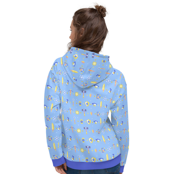 Cleric Hoodie - Geeky merchandise for people who play D&D - Merch to wear and cute accessories and stationery Paola's Pixels