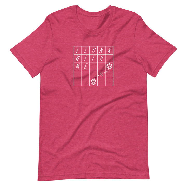 Flank With Me Shirt - Geeky merchandise for people who play D&D - Merch to wear and cute accessories and stationery Paola's Pixels