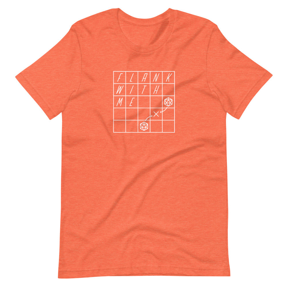 Flank With Me Shirt - Geeky merchandise for people who play D&D - Merch to wear and cute accessories and stationery Paola's Pixels