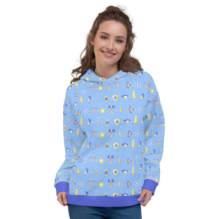 Cleric Hoodie - Geeky merchandise for people who play D&D - Merch to wear and cute accessories and stationery Paola's Pixels