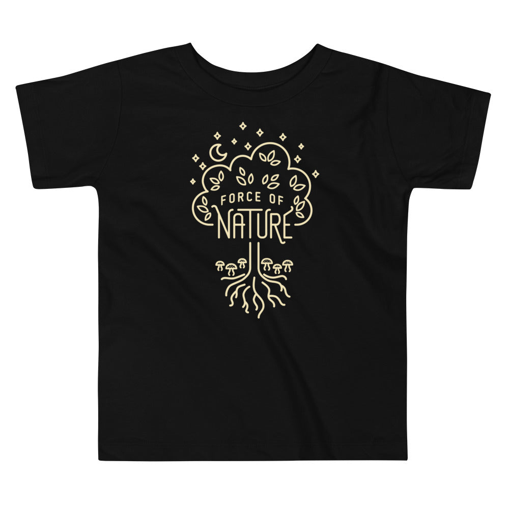 Force of Nature Toddler Shirt - Geeky merchandise for people who play D&D - Merch to wear and cute accessories and stationery Paola's Pixels