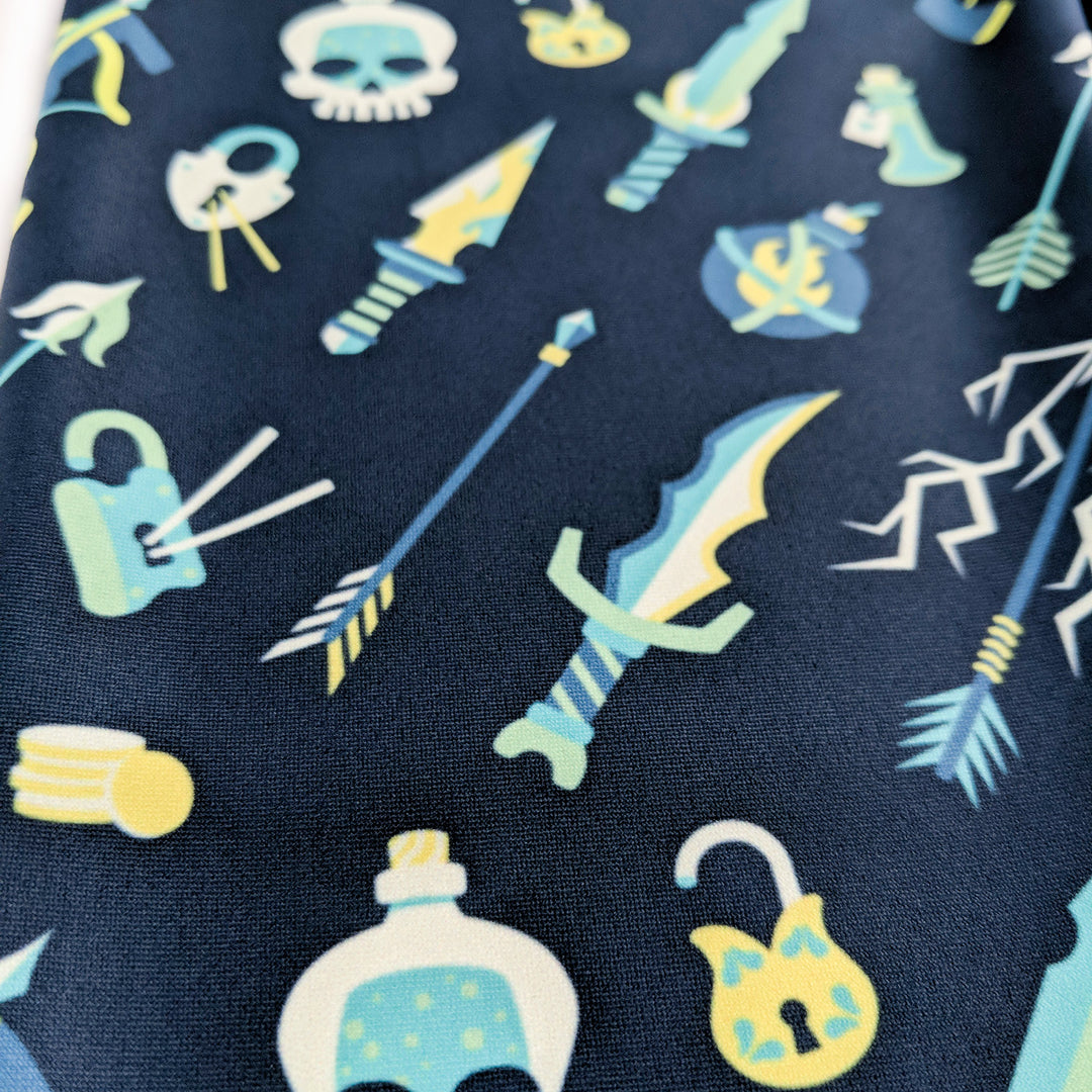 Rogue Leggings - Geeky merchandise for people who play D&D - Merch to wear and cute accessories and stationery Paola's Pixels