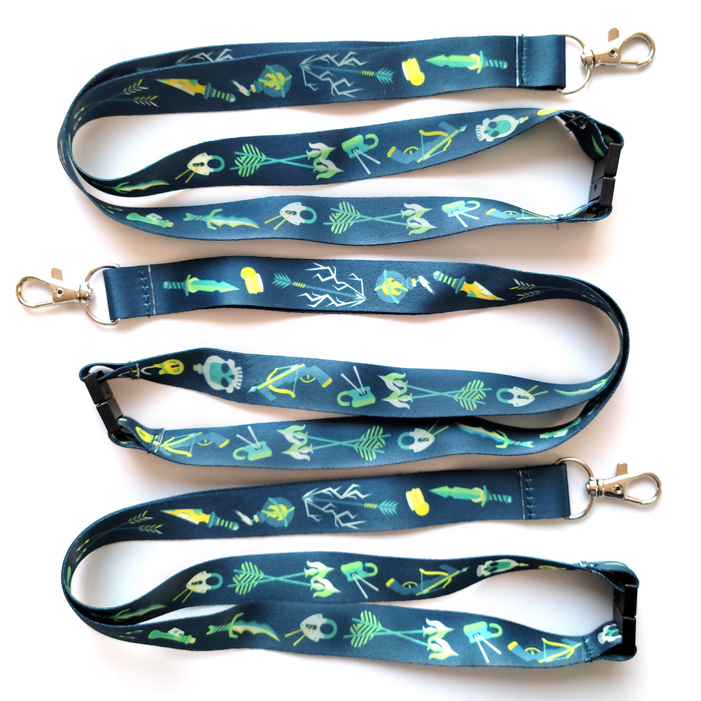 Rogue Lanyard - Geeky merchandise for people who play D&D - Merch to wear and cute accessories and stationery Paola's Pixels