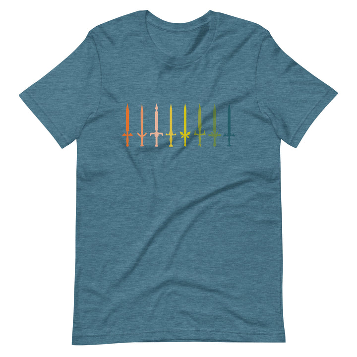 Fighter Swords Shirt - Geeky merchandise for people who play D&D - Merch to wear and cute accessories and stationery Paola's Pixels