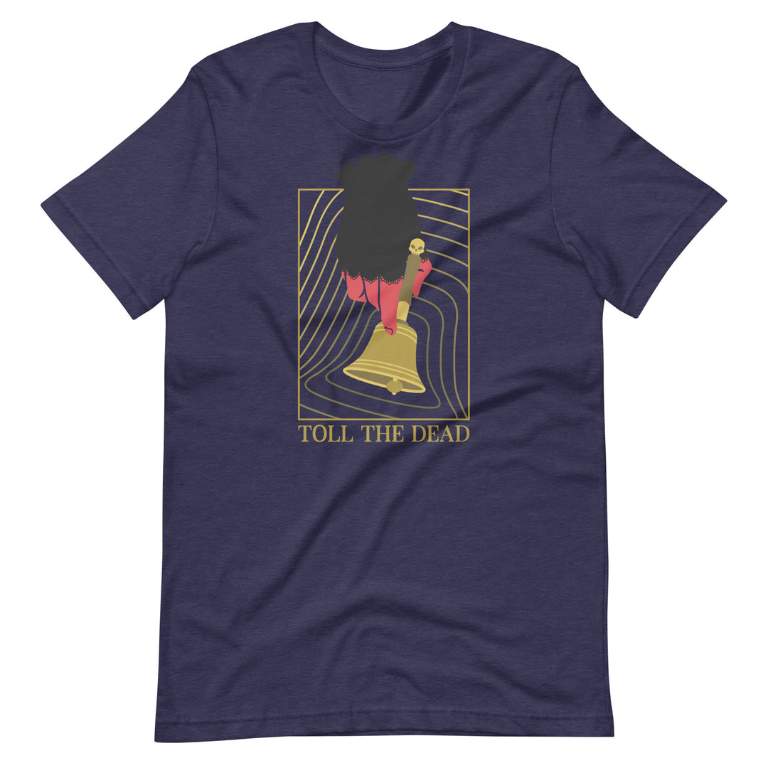 Toll The Dead Shirt - Geeky merchandise for people who play D&D - Merch to wear and cute accessories and stationery Paola's Pixels