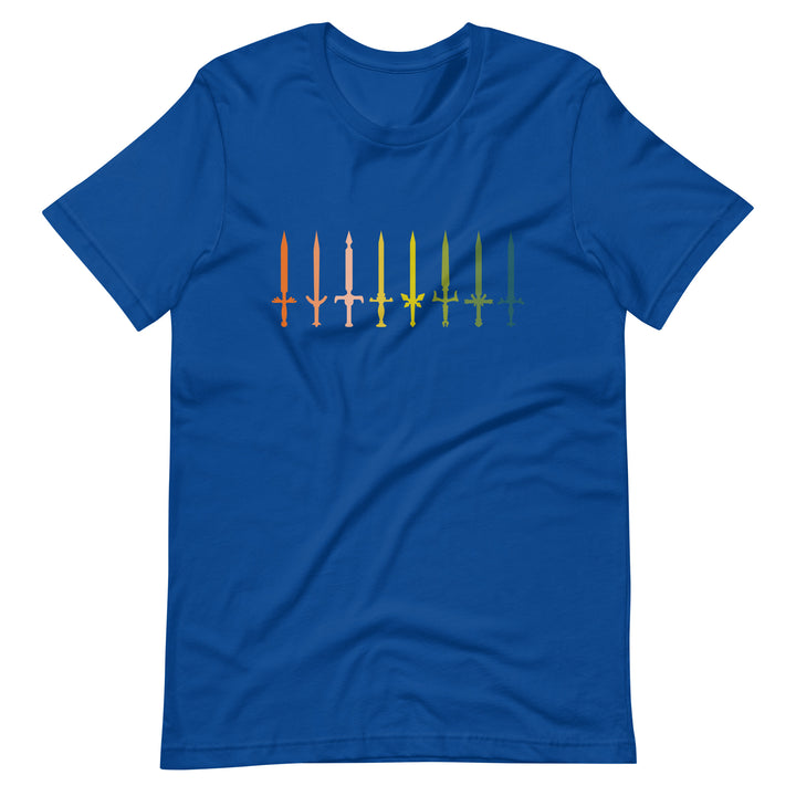 Fighter Swords Shirt - Geeky merchandise for people who play D&D - Merch to wear and cute accessories and stationery Paola's Pixels