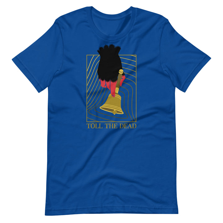 Toll The Dead Shirt - Geeky merchandise for people who play D&D - Merch to wear and cute accessories and stationery Paola's Pixels