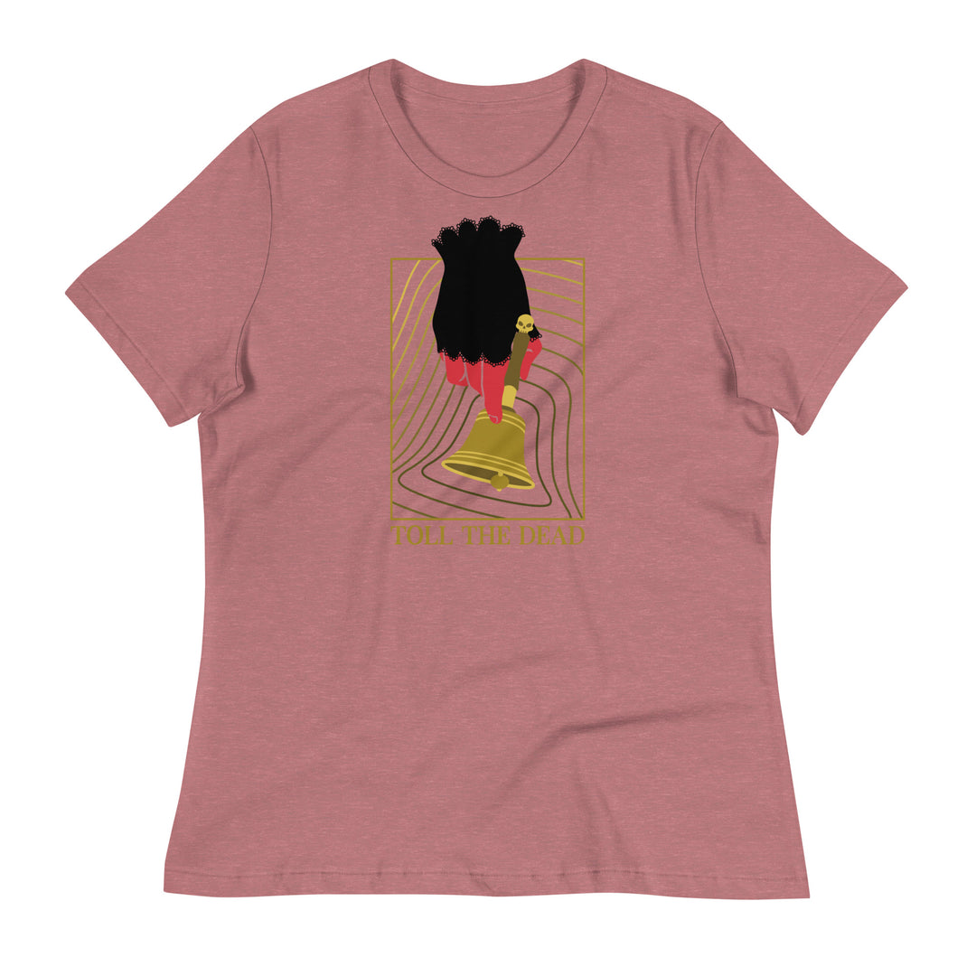 Toll The Dead Women's Shirt - Geeky merchandise for people who play D&D - Merch to wear and cute accessories and stationery Paola's Pixels