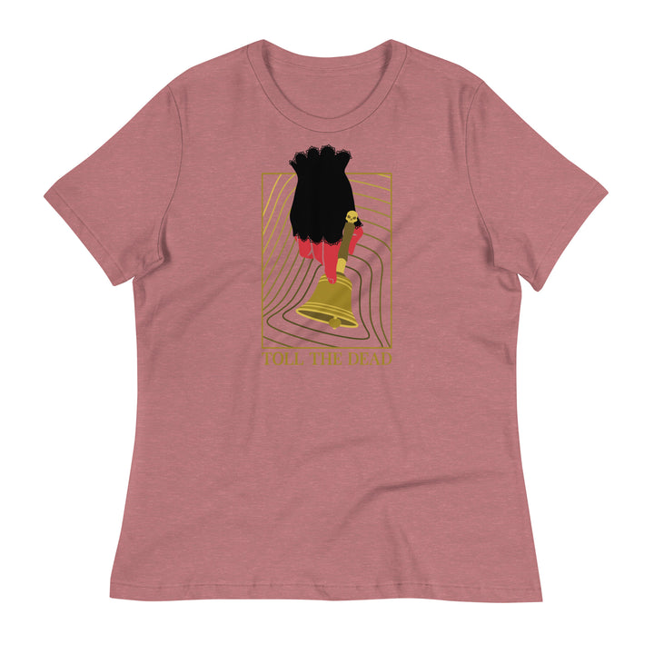 Toll The Dead Women's Shirt - Geeky merchandise for people who play D&D - Merch to wear and cute accessories and stationery Paola's Pixels