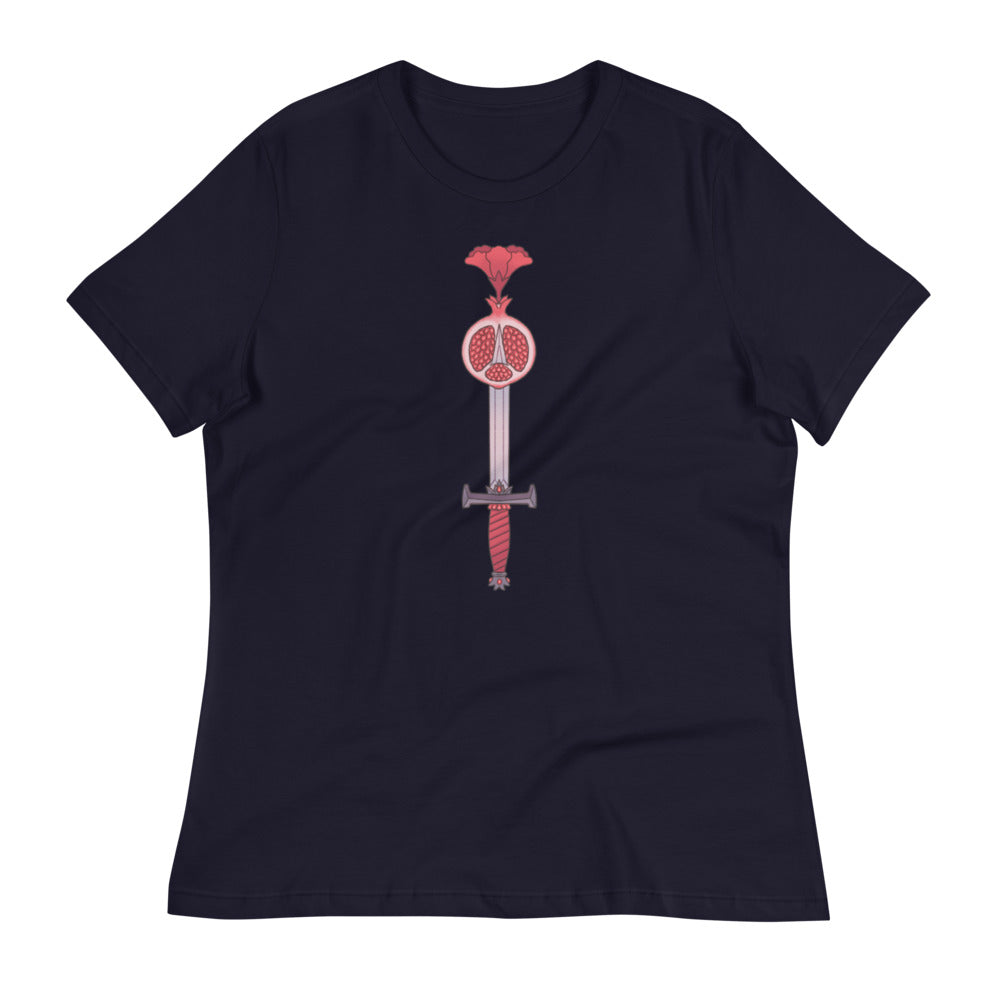 Persephone's Dagger Women's Shirt - Geeky merchandise for people who play D&D - Merch to wear and cute accessories and stationery Paola's Pixels