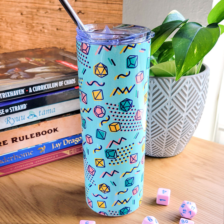 90s Dice Stainless Steel Tumbler