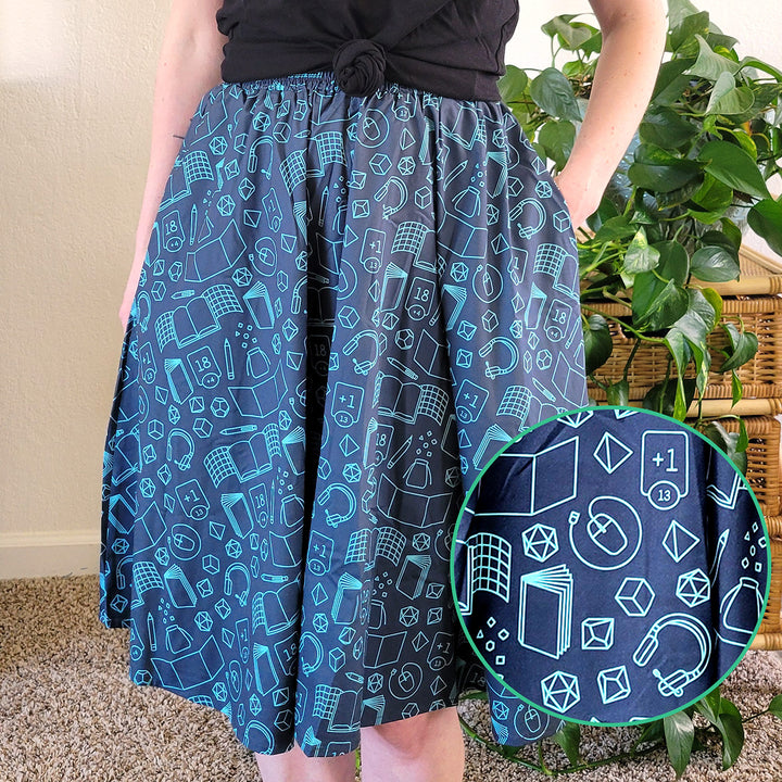 Game Master Midi Skirt