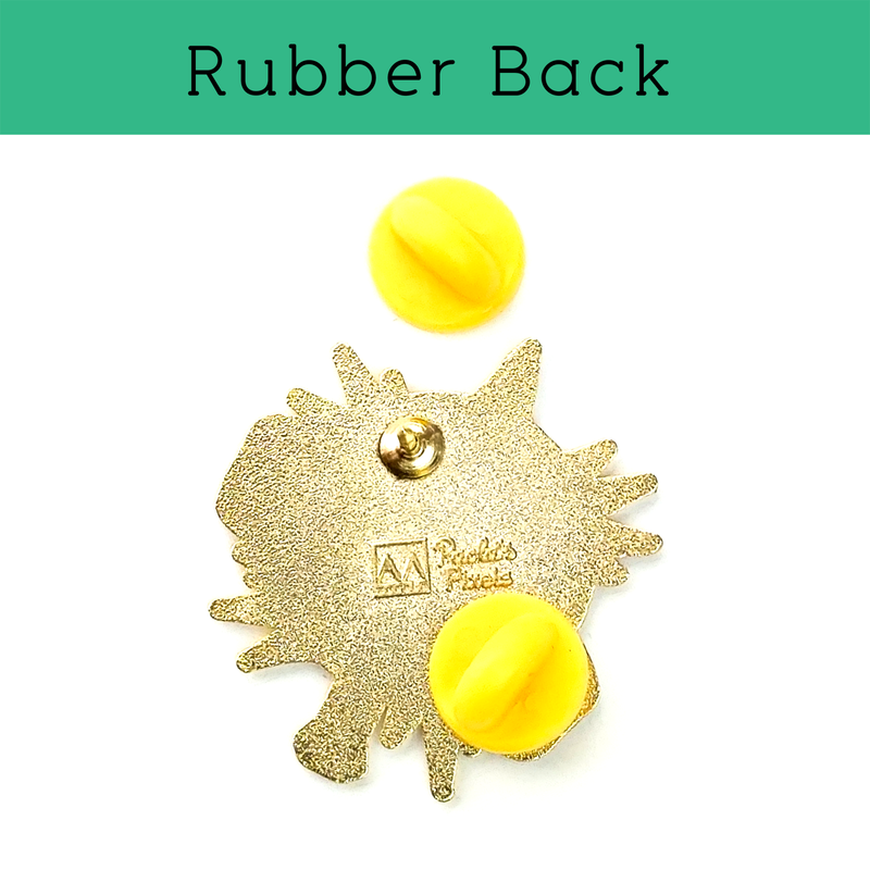 Rogue Sneak Attack Spinner Enamel Pin - Geeky merchandise for people who play D&D - Merch to wear and cute accessories and stationery Paola&