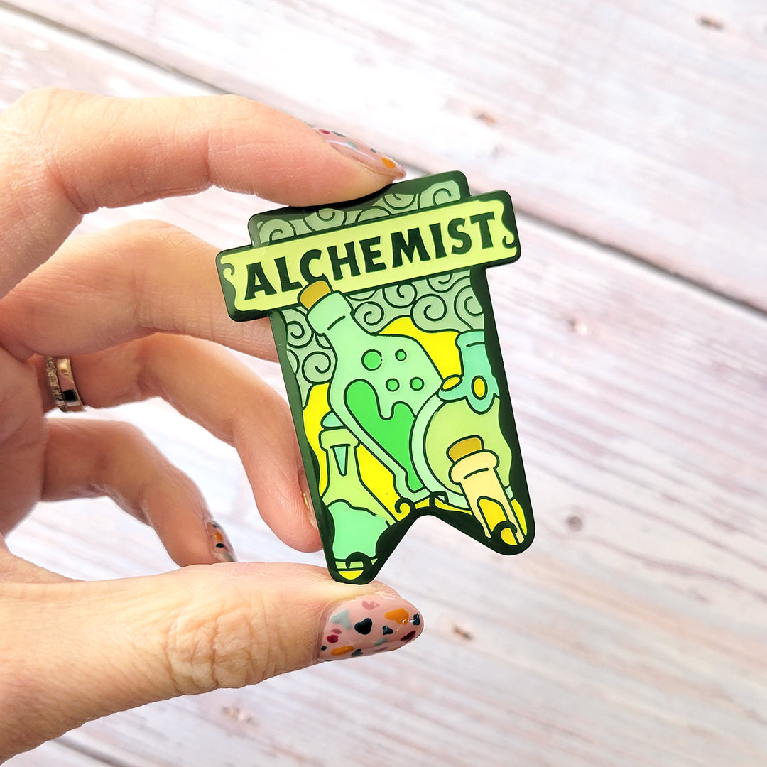 Seconds Sale! Alchemist Banner Enamel Pin