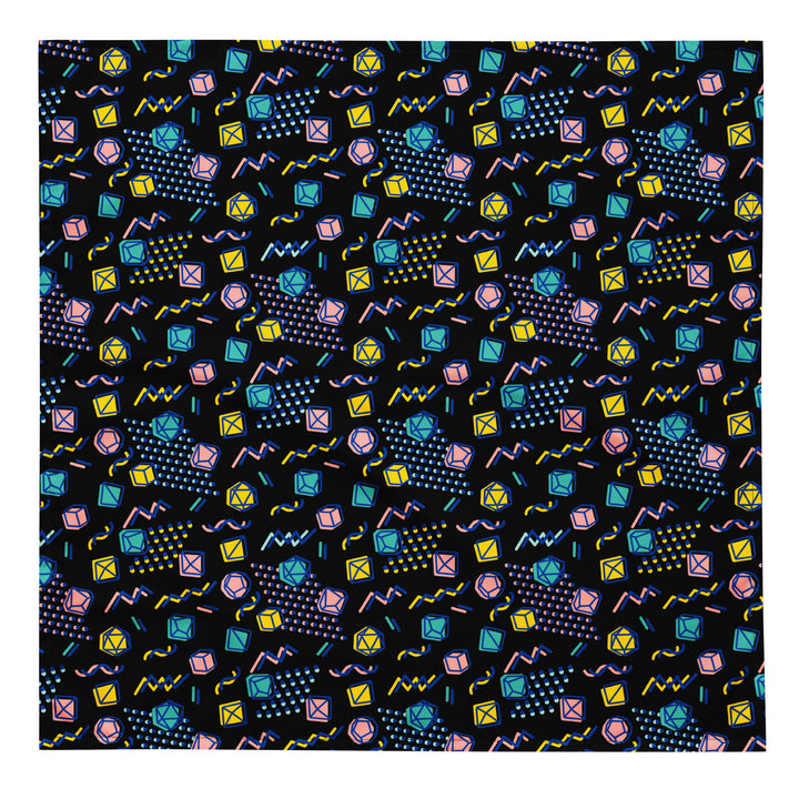 Black 90s Dice Bandana