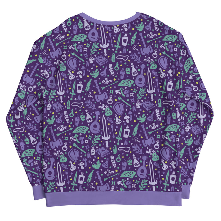 Purple Dungeon Academia Sweatshirt